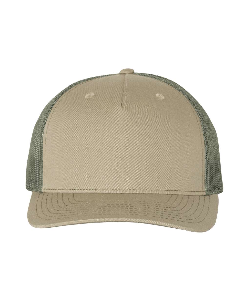 Richardson_112FP Pale Khaki/Loden Green