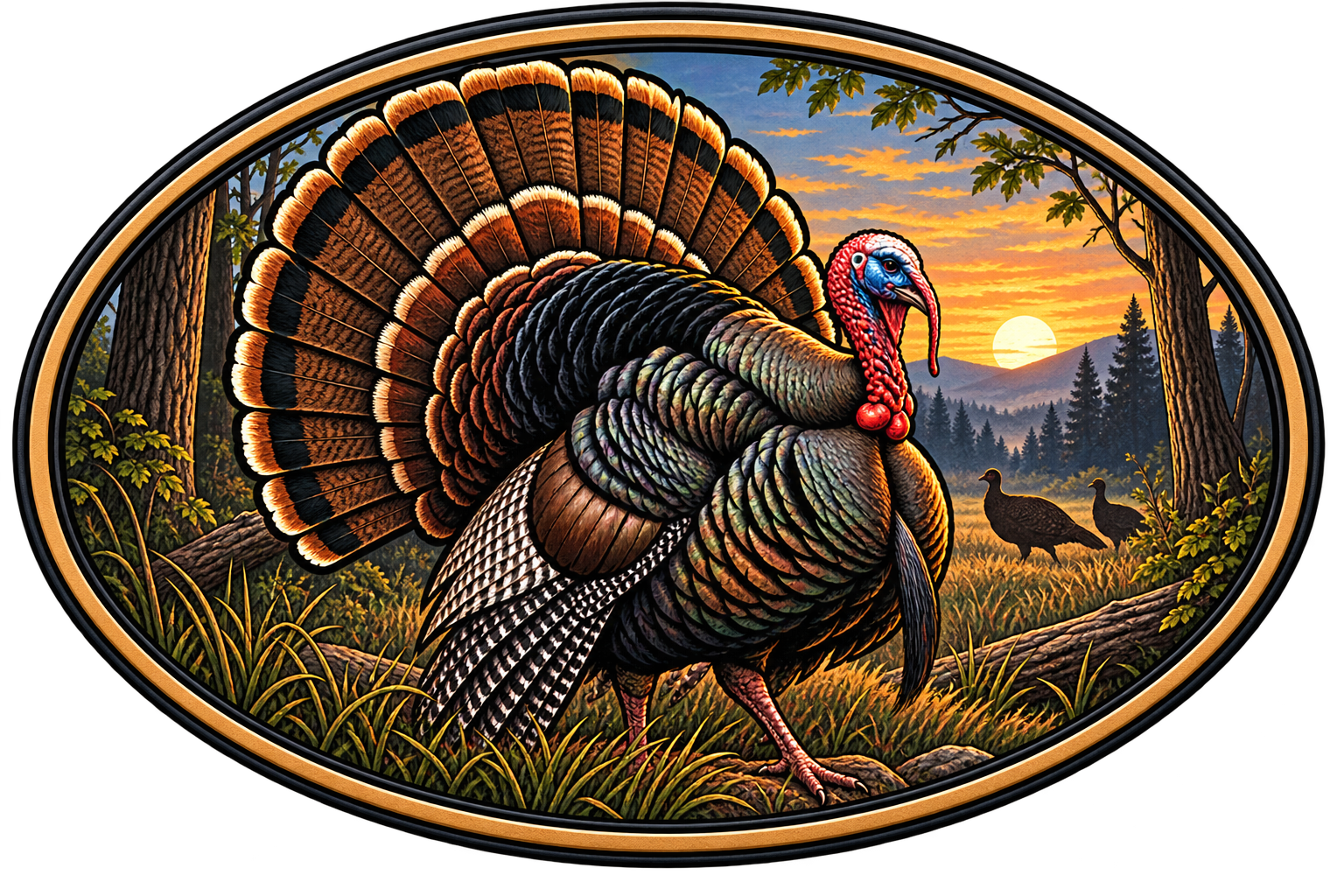 Strutting Turkey